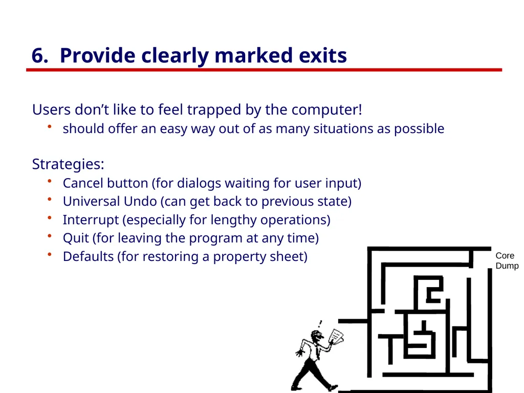 Usability Heuristics Lecture /slide deck produced - slide 33 of 69
