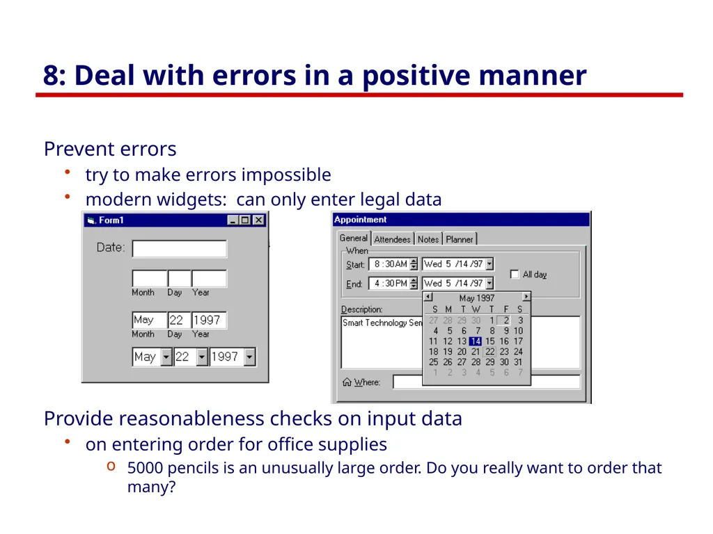 Usability Heuristics Lecture /slide deck produced - slide 50 of 69