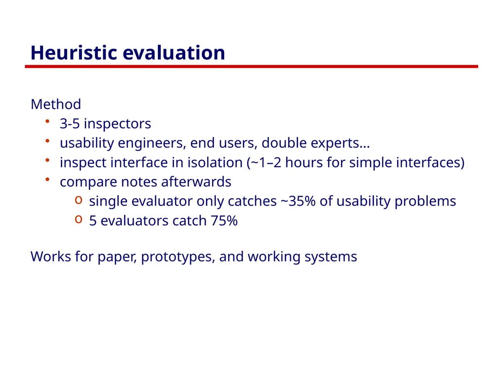 Usability Heuristics Lecture /slide deck produced - slide 5 of 69