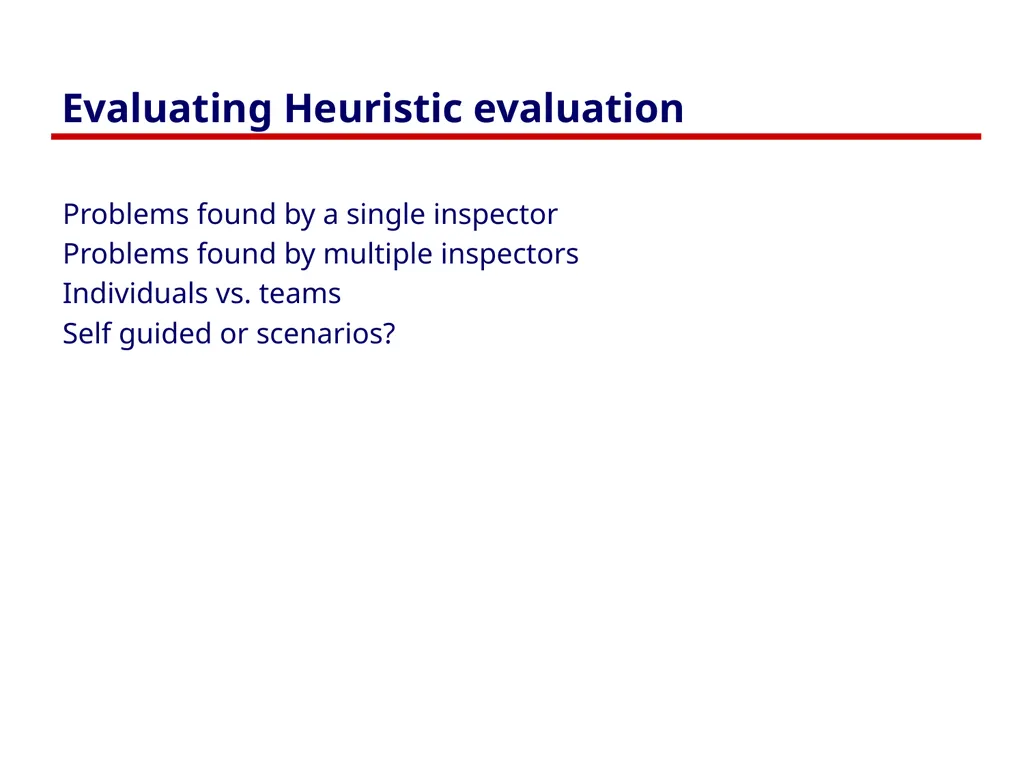 Usability Heuristics Lecture /slide deck produced - slide 59 of 69