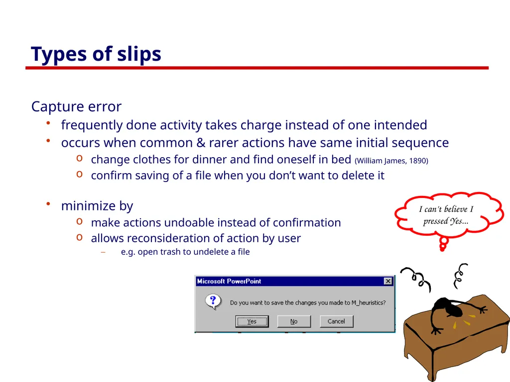 Usability Heuristics Lecture /slide deck produced - slide 39 of 69