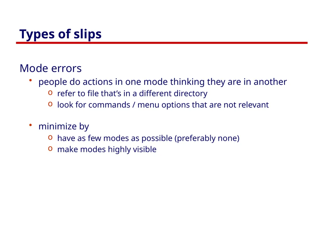 Usability Heuristics Lecture /slide deck produced - slide 42 of 69