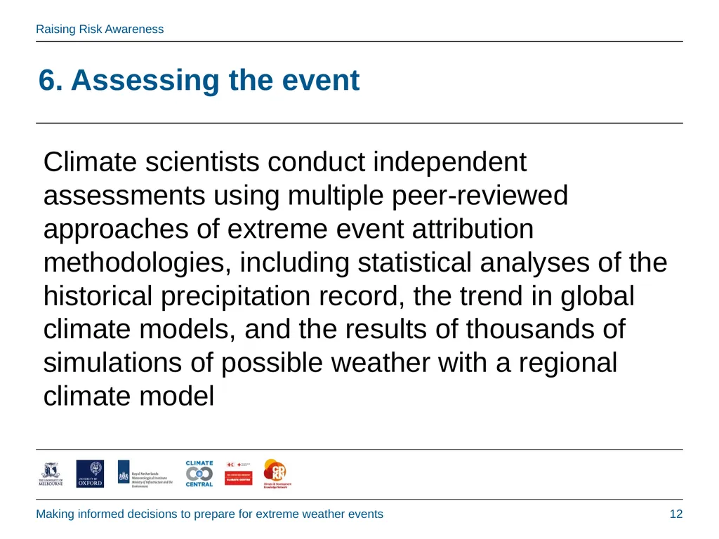 Raising Risk Awareness: Making informed decisions - slide 12 of 18
