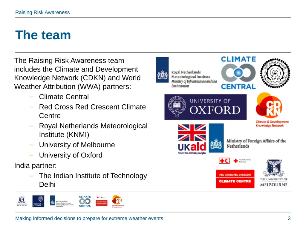 Raising Risk Awareness: Making informed decisions - slide 3 of 18