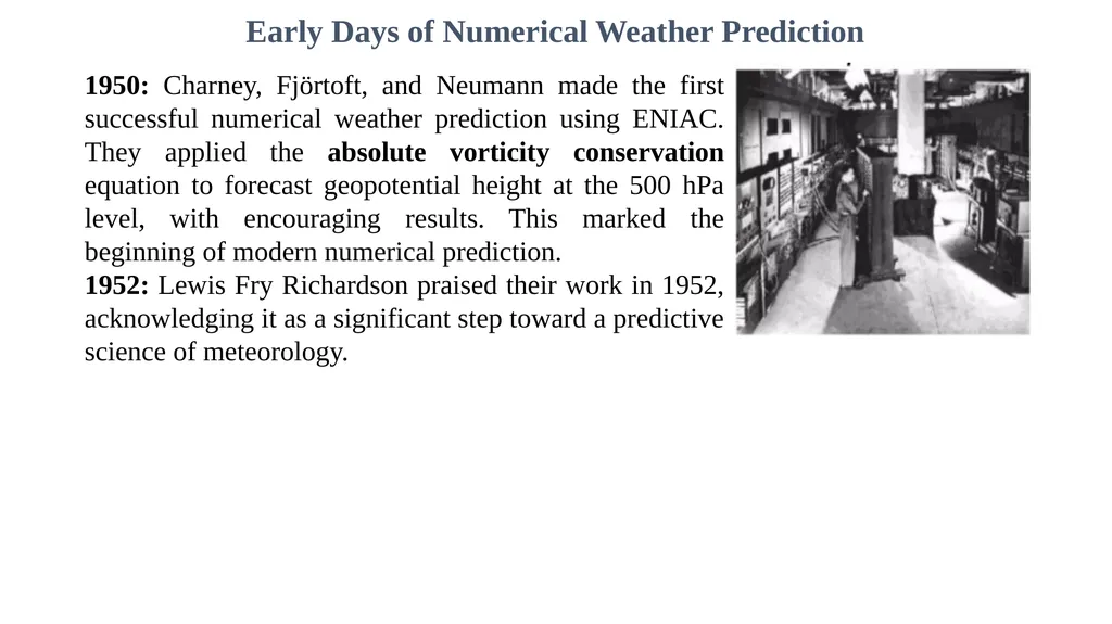 Numerical Weather Prediction MUSTANSIRIYAH - slide 12 of 12