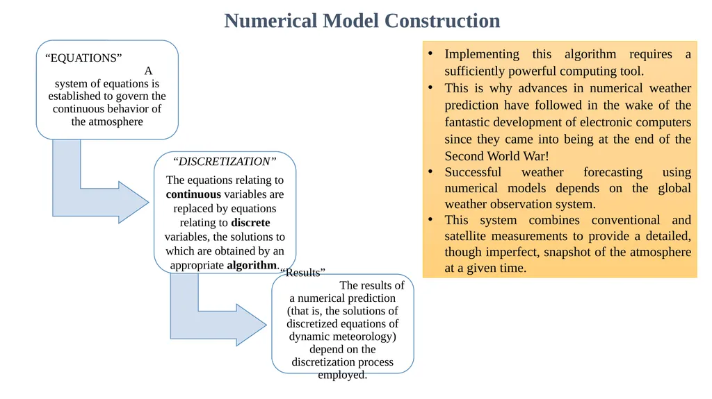 Numerical Weather Prediction MUSTANSIRIYAH - slide 6 of 12