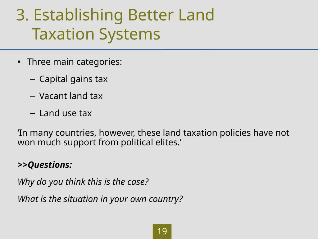 LAND Learning Outcomes Participants will be able - slide 19 of 30