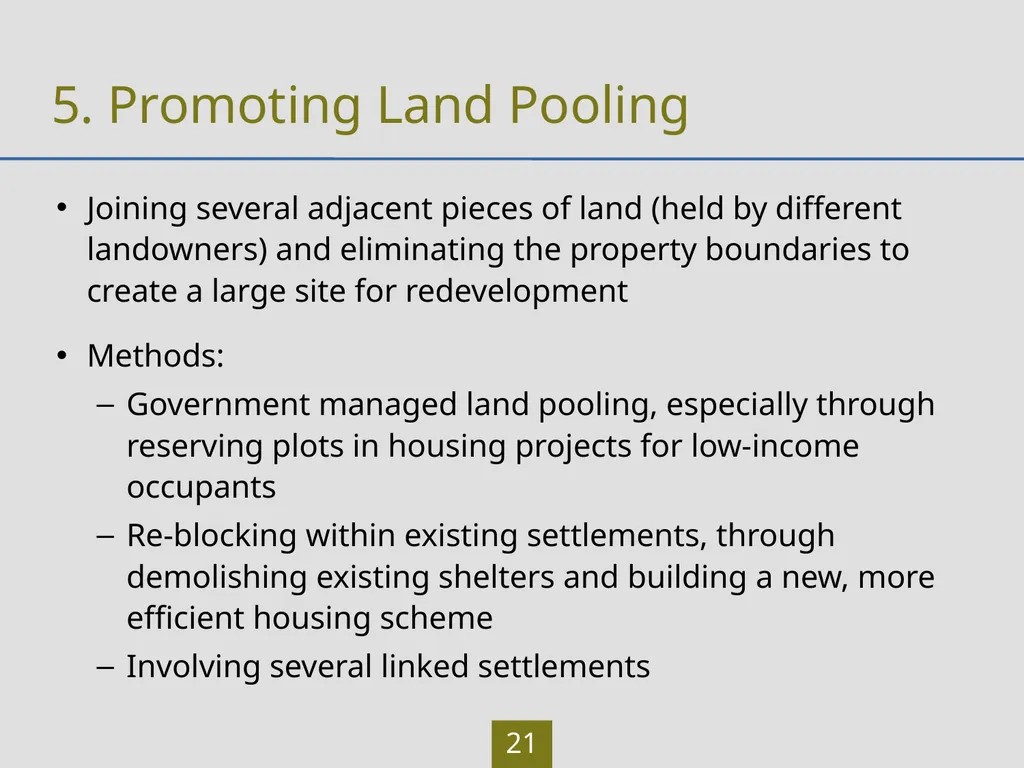 LAND Learning Outcomes Participants will be able - slide 21 of 30