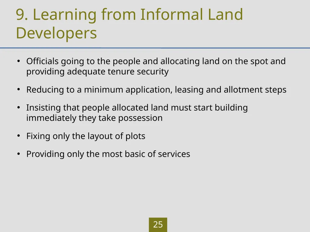 LAND Learning Outcomes Participants will be able - slide 25 of 30