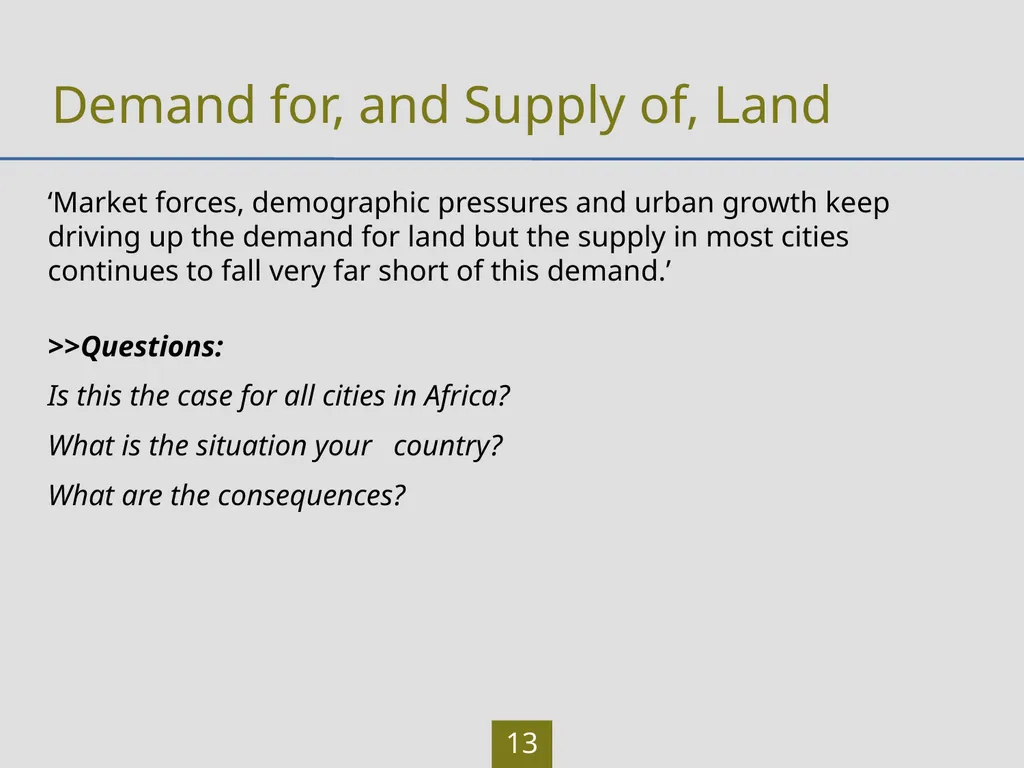 LAND Learning Outcomes Participants will be able - slide 13 of 30