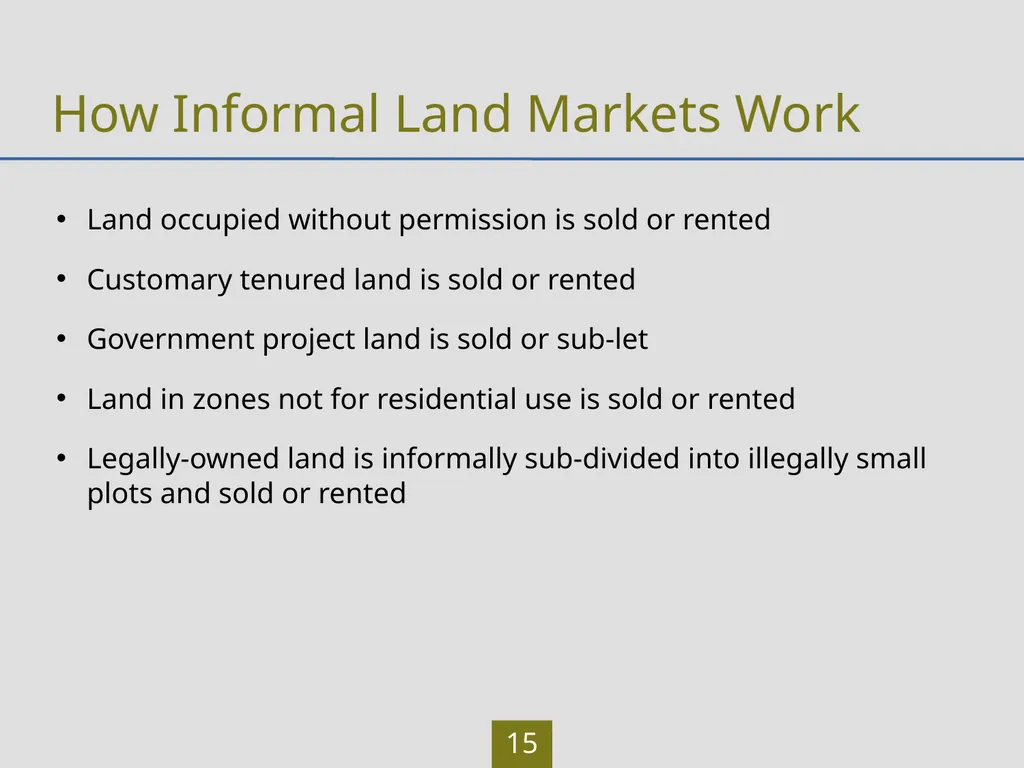 LAND Learning Outcomes Participants will be able - slide 15 of 30