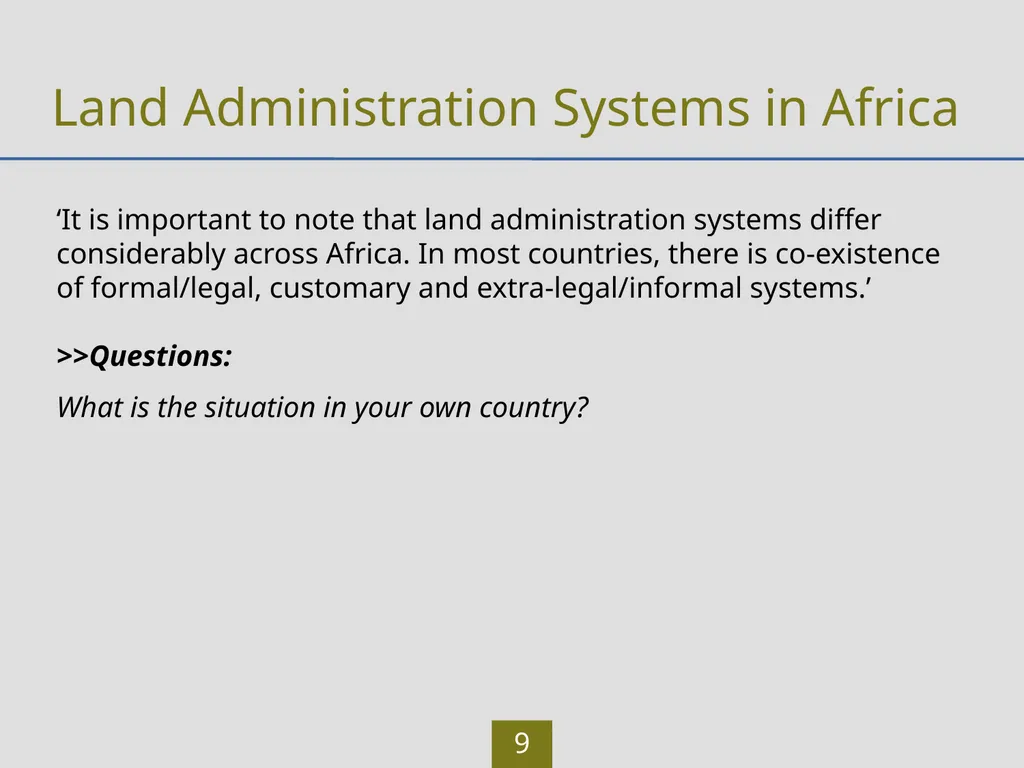 LAND Learning Outcomes Participants will be able - slide 9 of 30