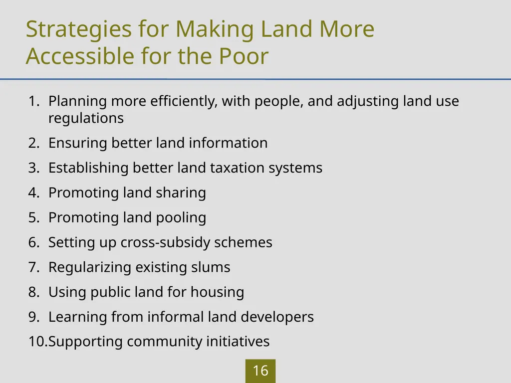 LAND Learning Outcomes Participants will be able - slide 16 of 30