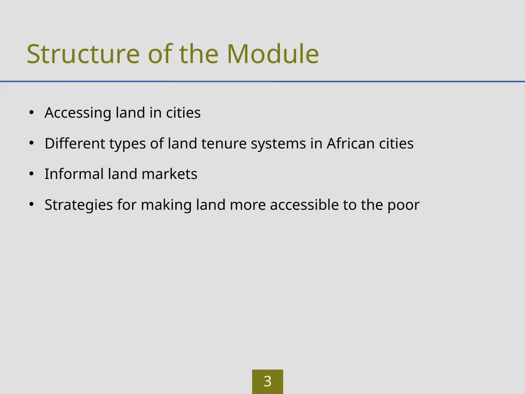 LAND Learning Outcomes Participants will be able - slide 3 of 30