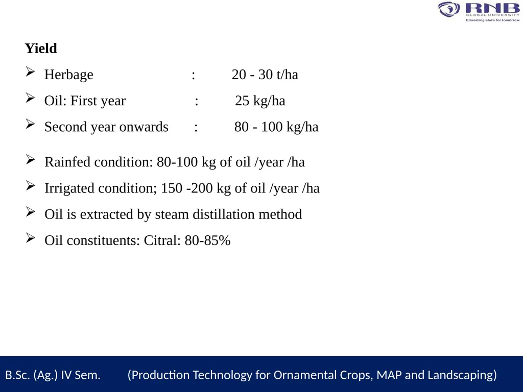 Course Name- Production Technology for Ornamental - slide 10 of 10