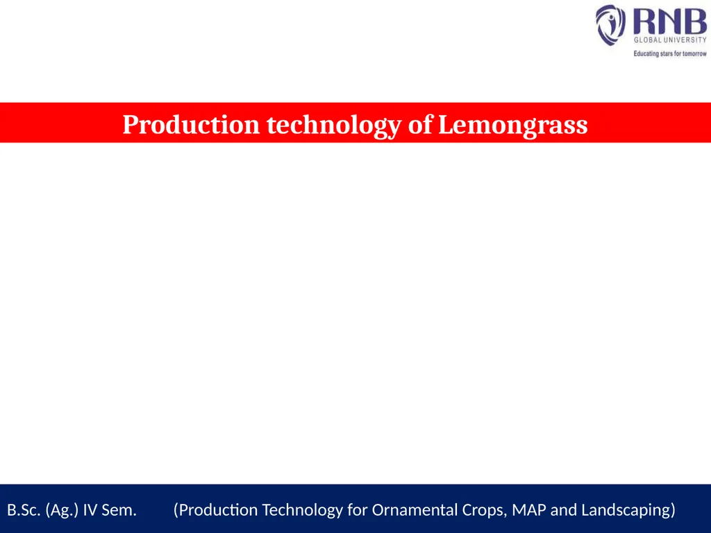 Course Name- Production Technology for Ornamental - slide 3 of 10