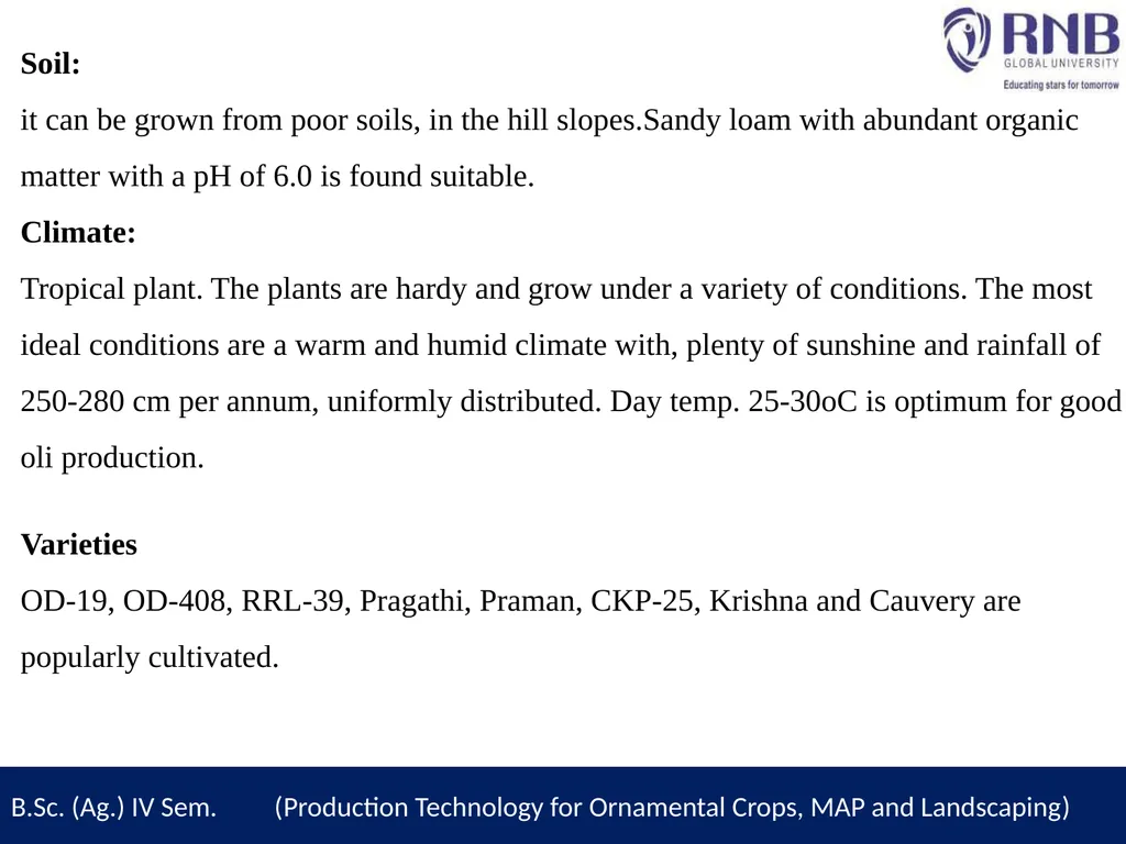 Course Name- Production Technology for Ornamental - slide 6 of 10