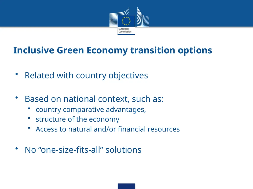 Inclusive Green Economy: A DEVCO Training Course - slide 16 of 20
