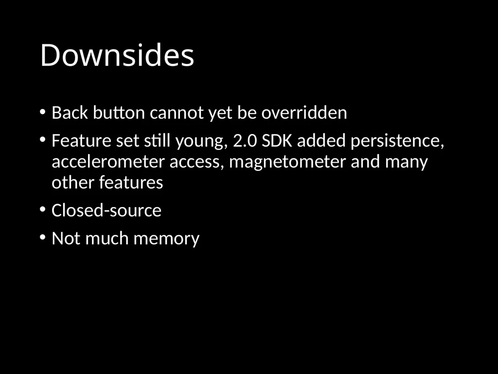 CS 3714 Mobile Software Development Pebble Why - slide 47 of 50