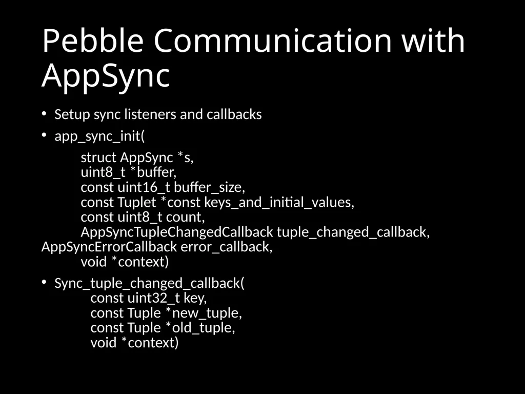 CS 3714 Mobile Software Development Pebble Why - slide 35 of 50