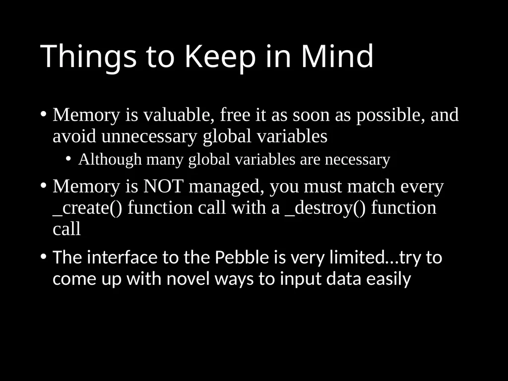 CS 3714 Mobile Software Development Pebble Why - slide 46 of 50