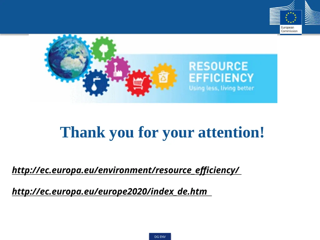 Strengthening Green Growth and Green Jobs – the - slide 13 of 13