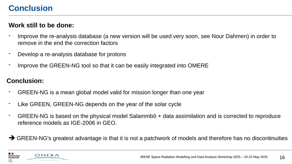 GREEN-NG, new version of GREEN, based on - slide 16 of 16