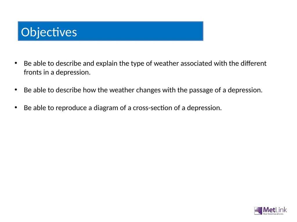 Depressions- associated weather Be able to - slide 2 of 9