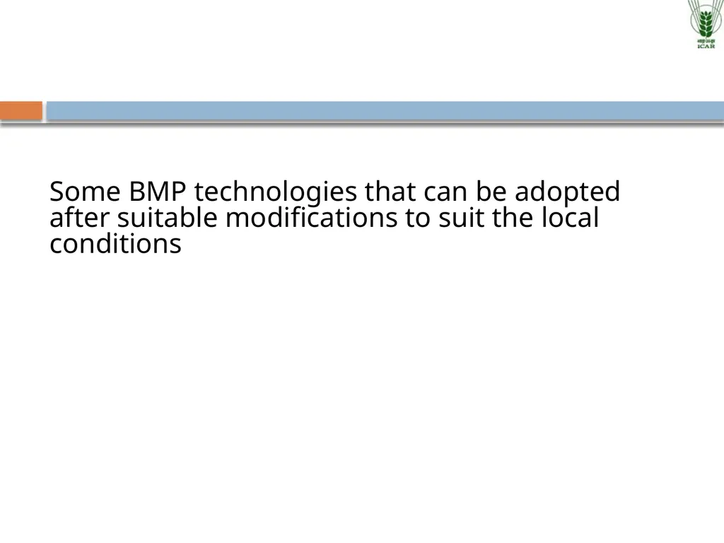 Best Management Practices (BMP’s) Blaise Desouza - slide 2 of 14