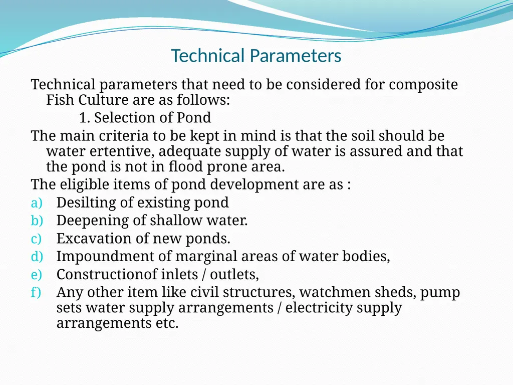 COMPOSITE FISH CULTURE 6th SEMESTER DR. SARBOJIT - slide 9 of 16