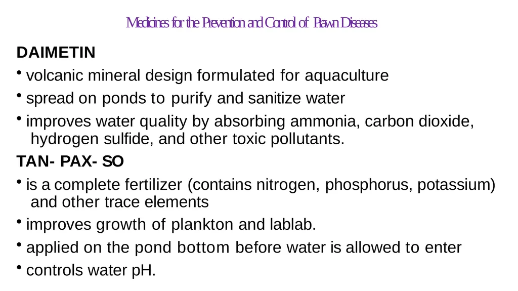Grow-out culture of Penaeus monodon Mr. Bhartendu - slide 29 of 64
