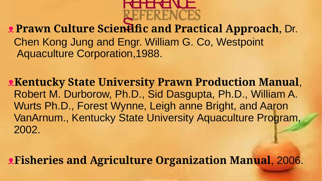 Grow-out culture of Penaeus monodon Mr. Bhartendu - slide 64 of 64