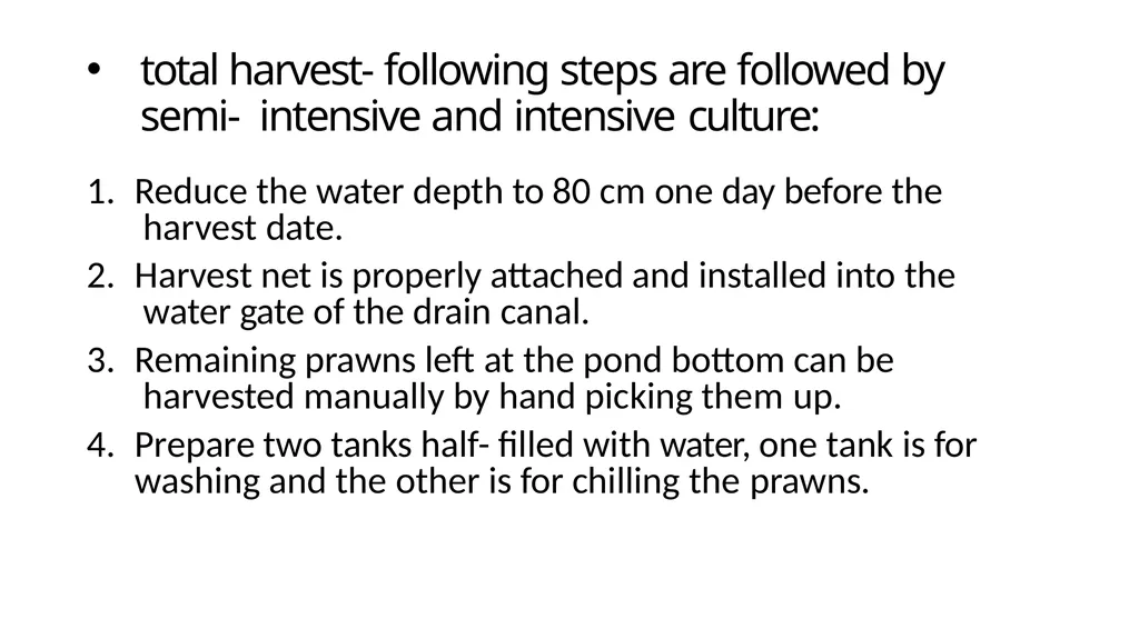 Grow-out culture of Penaeus monodon Mr. Bhartendu - slide 60 of 64