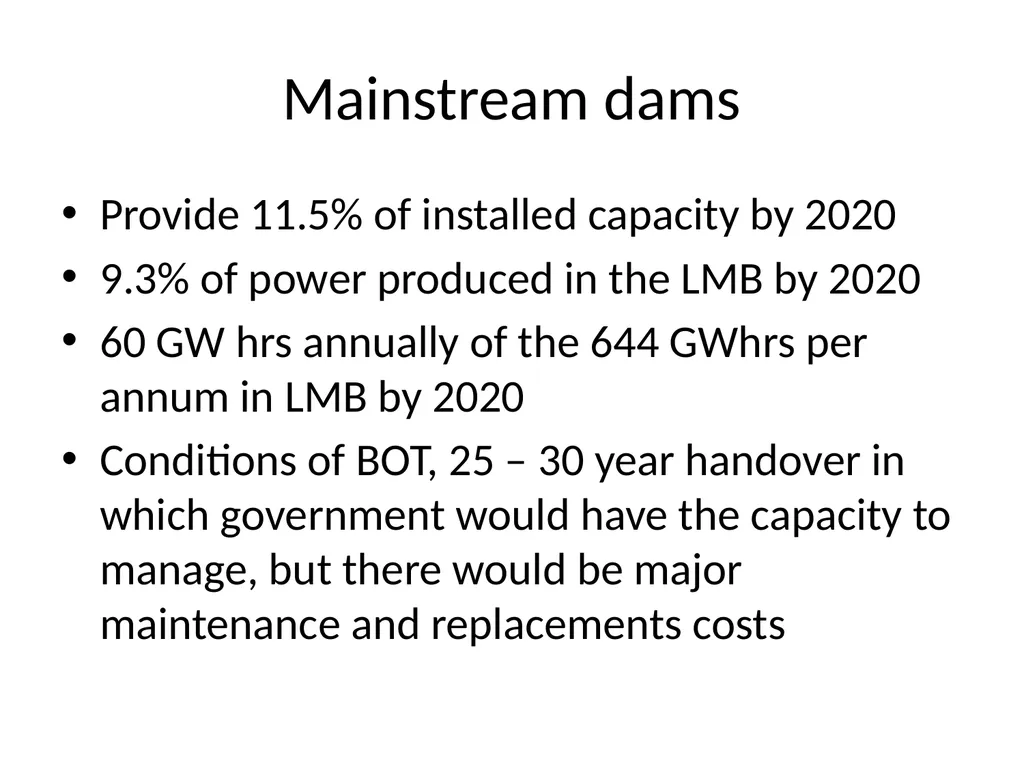 Key SEA framing issues Power demand and power - slide 19 of 19