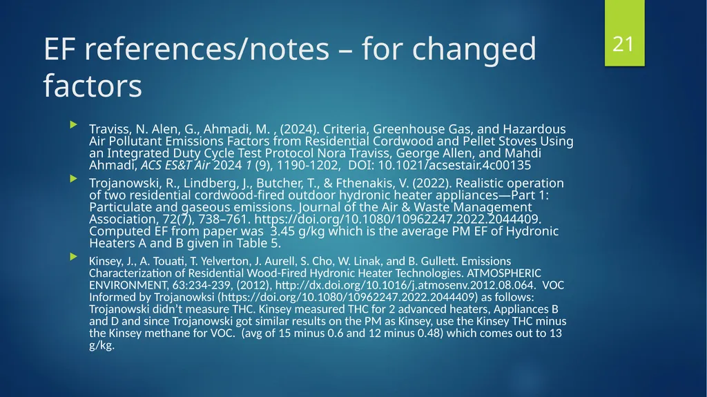 Residential Wood Combustion (RWC) Emission - slide 21 of 24