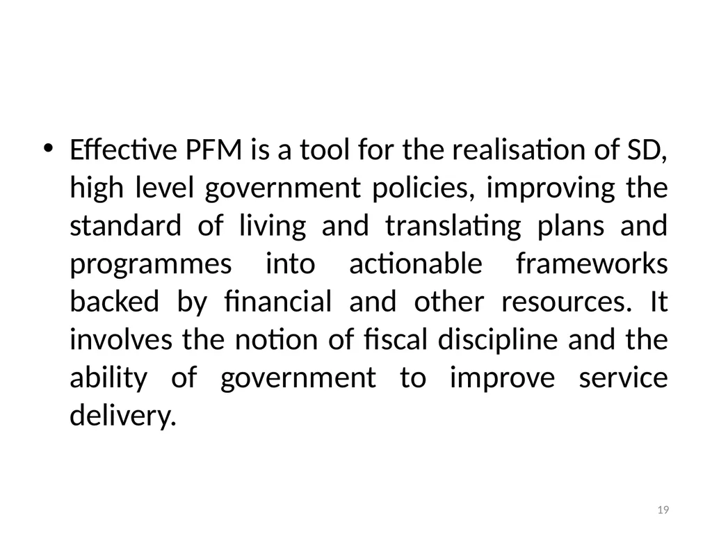 Sub-nationals and the Fiscal Responsibility Act: - slide 19 of 48