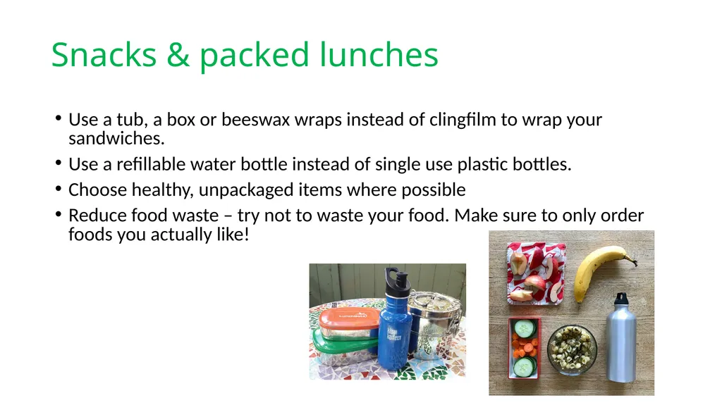 Eco Assembly What can YOU do to help? Litter Make - slide 4 of 12