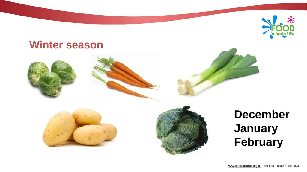 Eat the seasons What are seasonal foods? Seasonal - slide 7 of 9