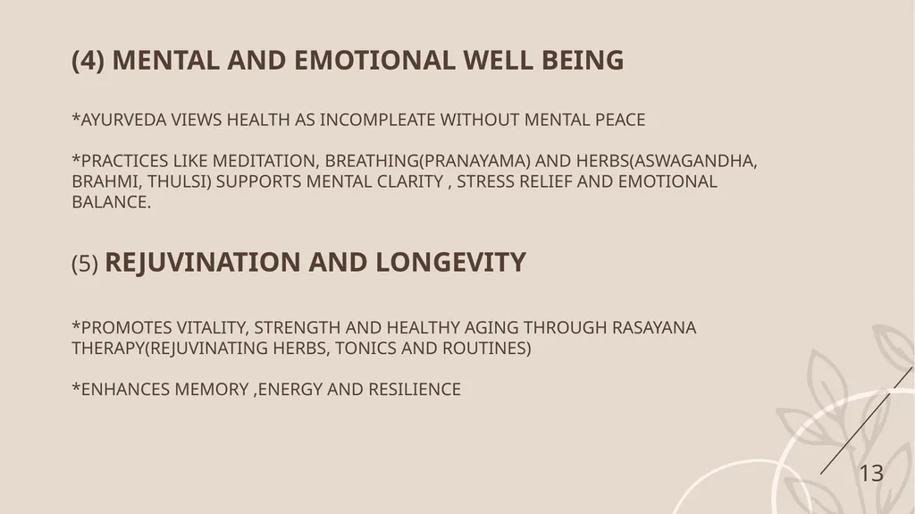 AYURVEDA FOR PEOPLE AND PLANET NANGELIL HOSPITAL - slide 13 of 20