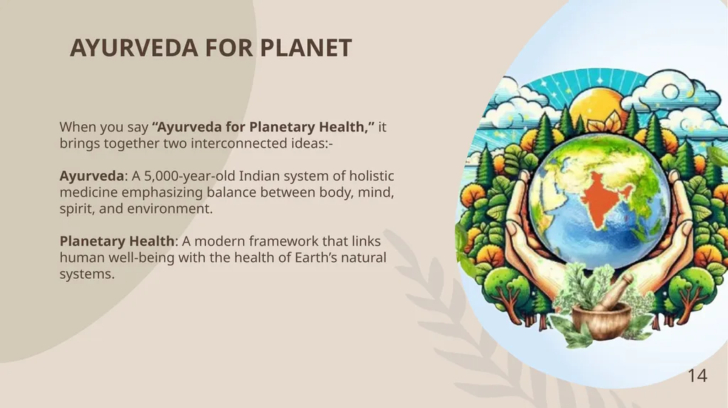 AYURVEDA FOR PEOPLE AND PLANET NANGELIL HOSPITAL - slide 14 of 20