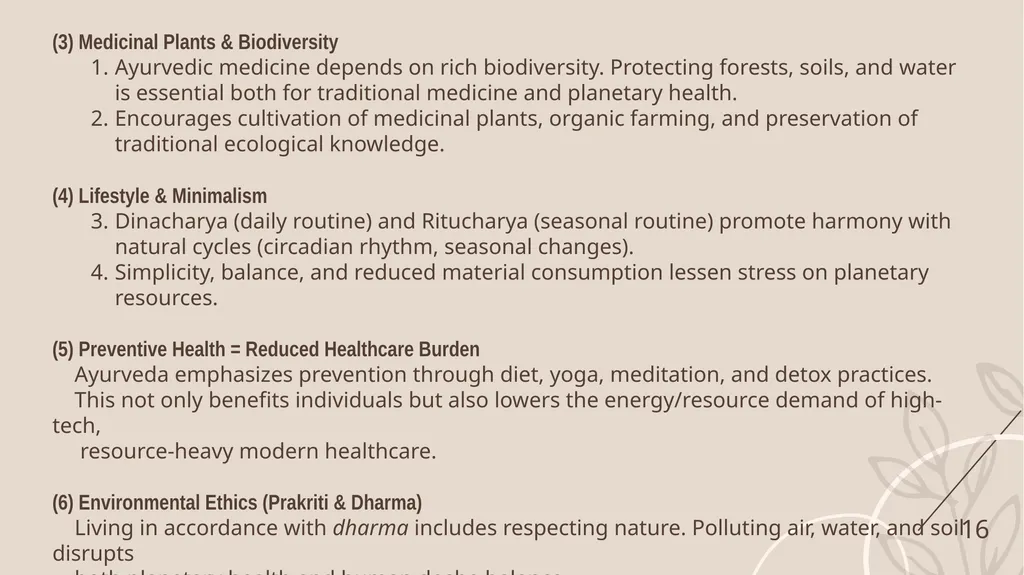 AYURVEDA FOR PEOPLE AND PLANET NANGELIL HOSPITAL - slide 16 of 20