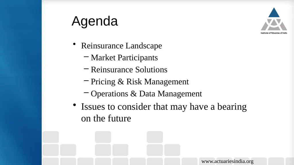 Life Reinsurance – How the landscape is evolving - slide 2 of 15