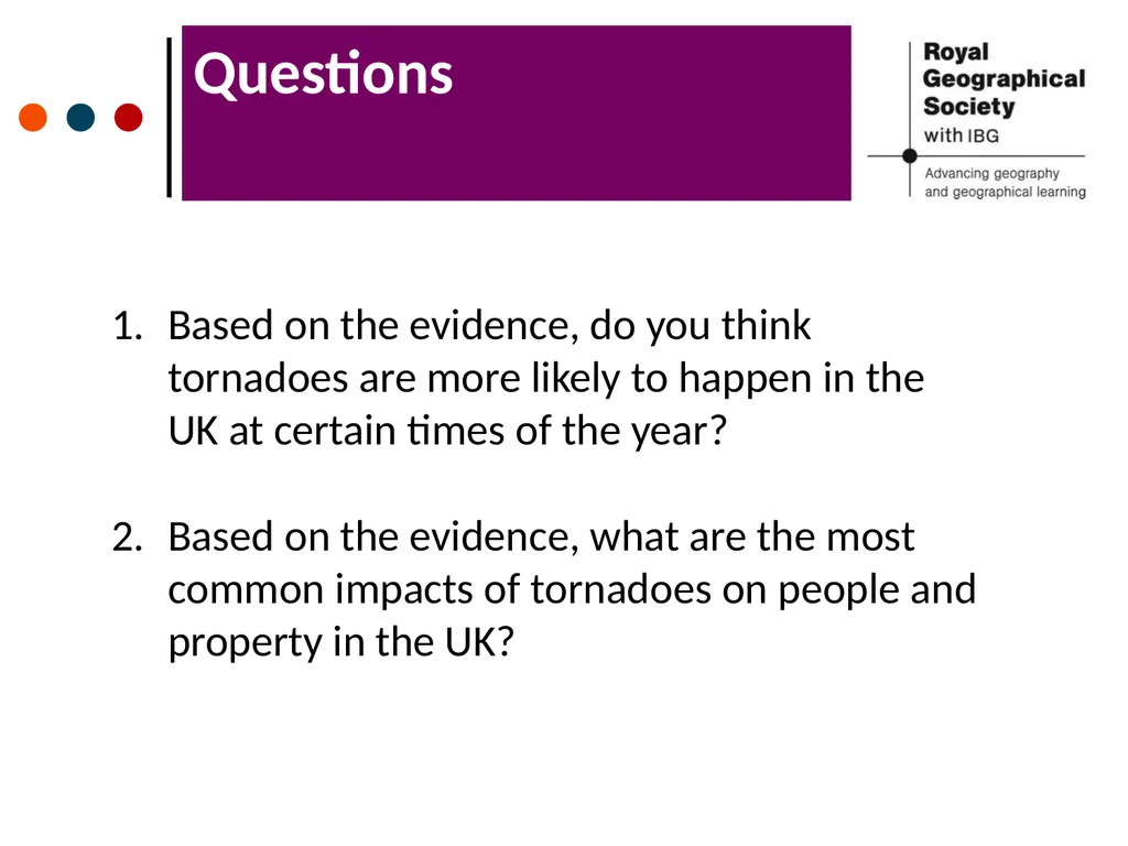 Tornadoes in the UK? What is a tornado? How does - slide 5 of 5