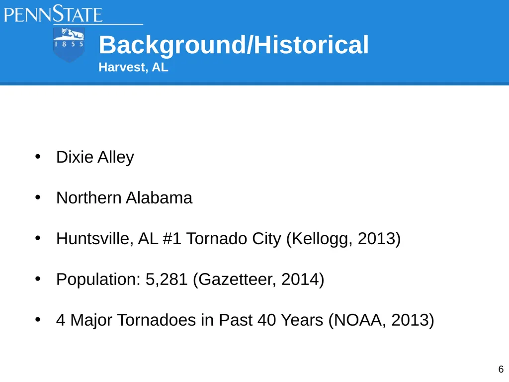 Analysis of Remote Sensing Data for Tornado Damage - slide 6 of 21