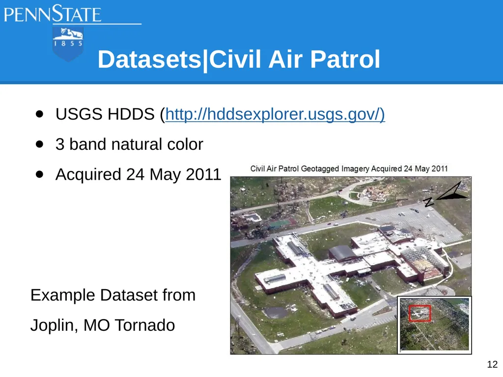 Analysis of Remote Sensing Data for Tornado Damage - slide 12 of 21