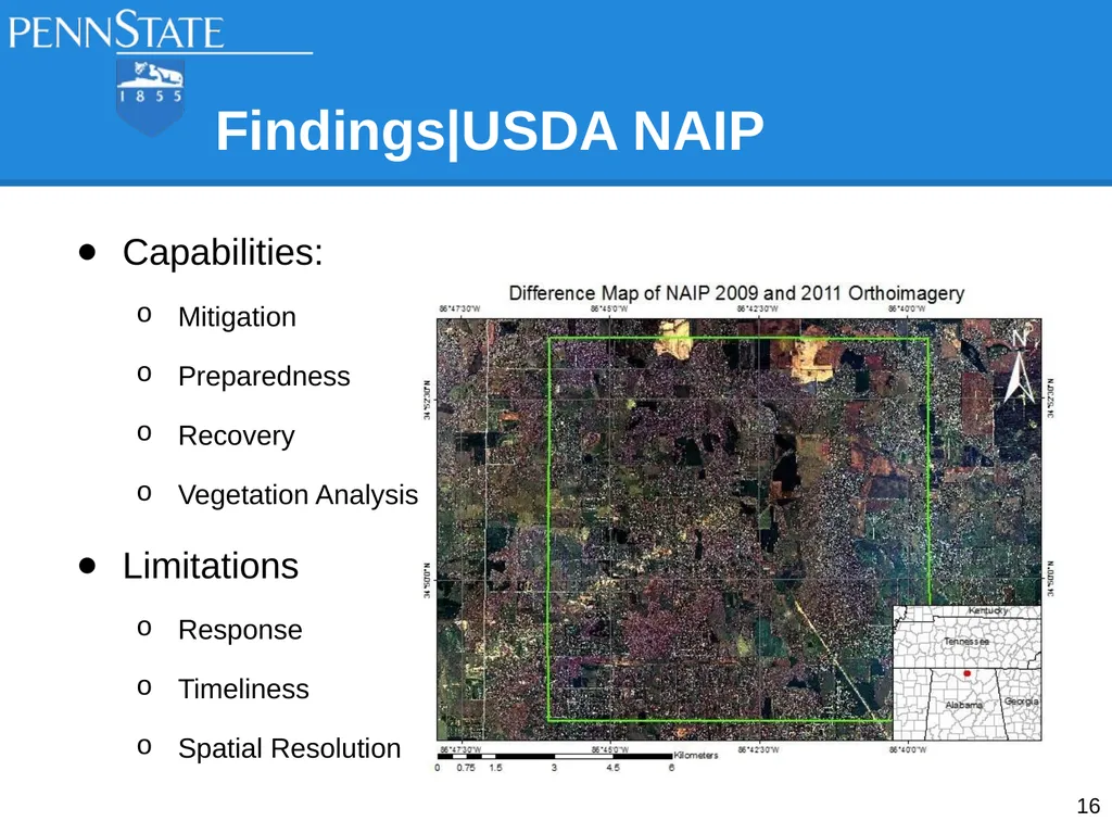 Analysis of Remote Sensing Data for Tornado Damage - slide 16 of 21