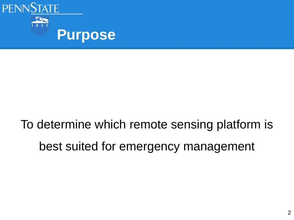 Analysis of Remote Sensing Data for Tornado Damage - slide 2 of 21