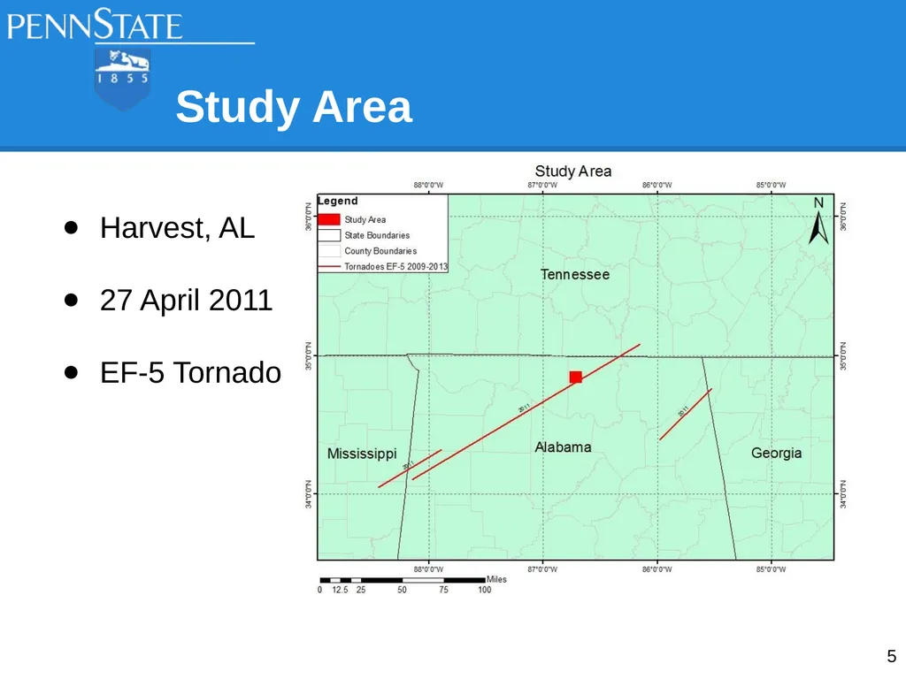 Analysis of Remote Sensing Data for Tornado Damage - slide 5 of 21