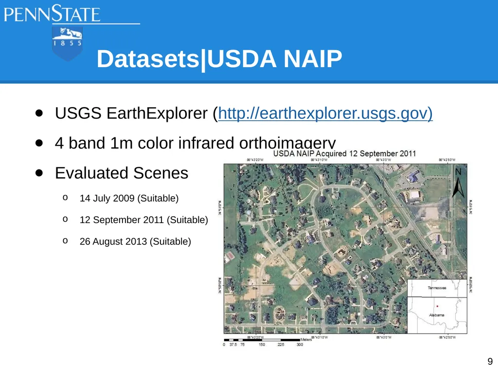 Analysis of Remote Sensing Data for Tornado Damage - slide 9 of 21