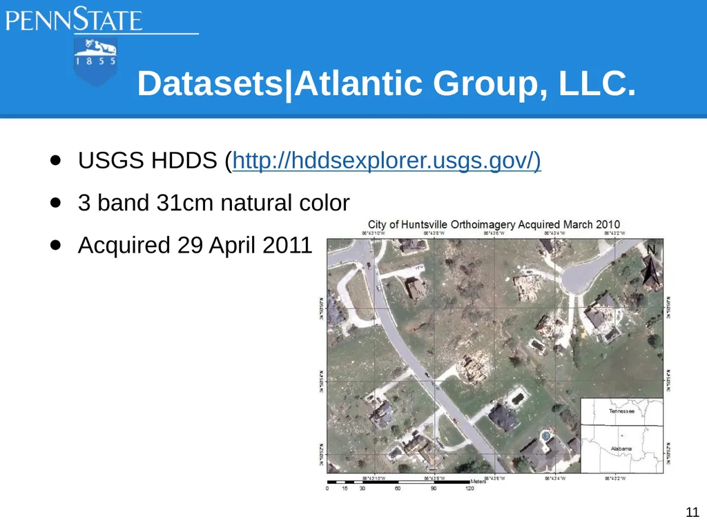 Analysis of Remote Sensing Data for Tornado Damage - slide 11 of 21